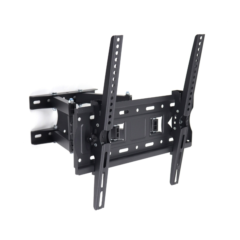 Rack para TV CP412A Pantógrafo negro con brazo doble articulado para pantallas 26-70 pulgadas