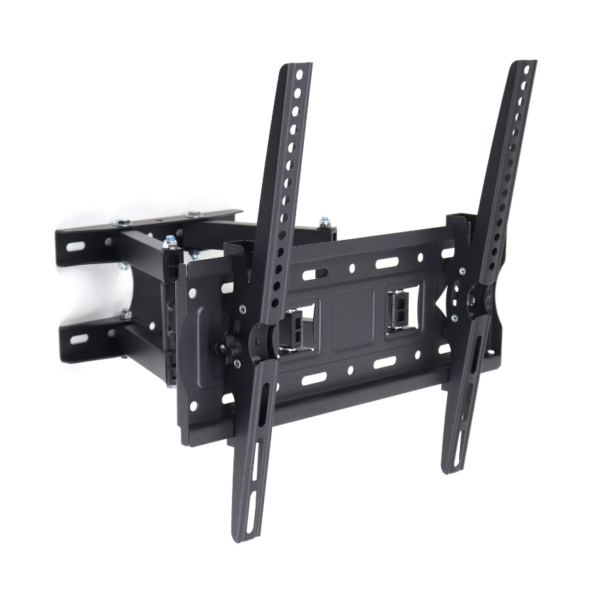 Rack CP412S para TV de 26 a 65 pulgadas con brazo doble articulado de movimiento completo